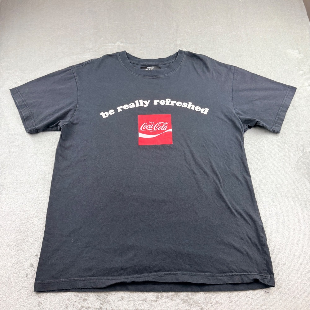 Coca-Cola PacSun Be Really Refreshed Graphic Tee Black Men's Medium